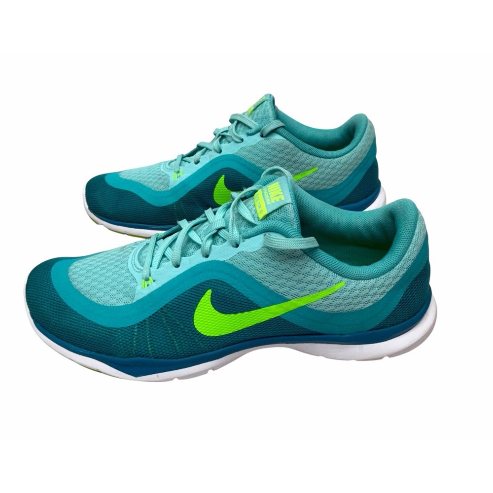 Nike Flex TR 6 Running Shoes Women's Size 7 1/2 Green Teal Athletic